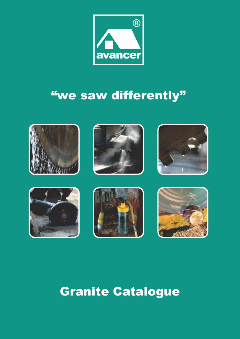 Avancer Granite Catalogue cover